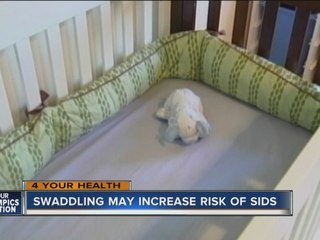 Swaddling your baby may increase SIDS risk, new study says