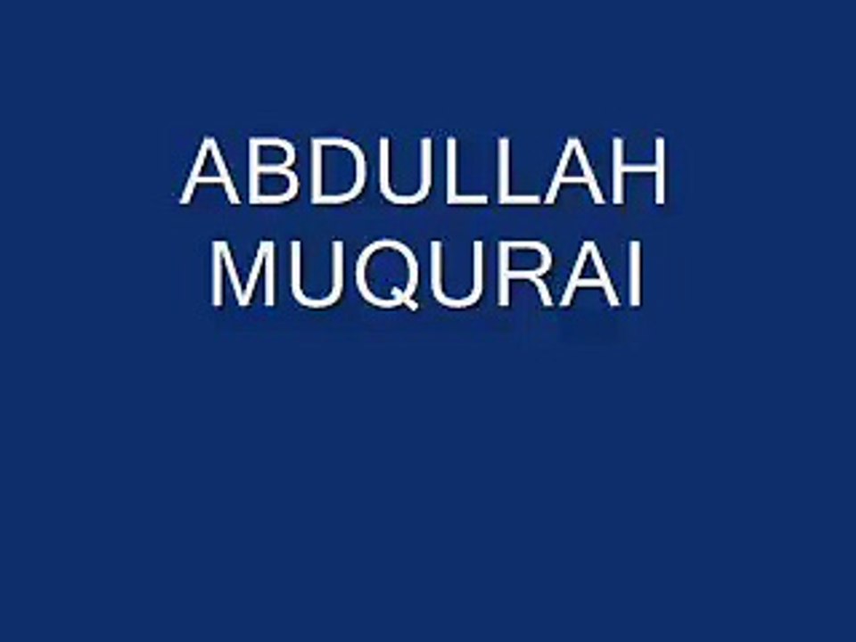 Abdullah Muqurai--Kabul na bya kade bareegi