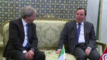 وزير الخارجية الايطالي باولو جنتيلوني في تونس