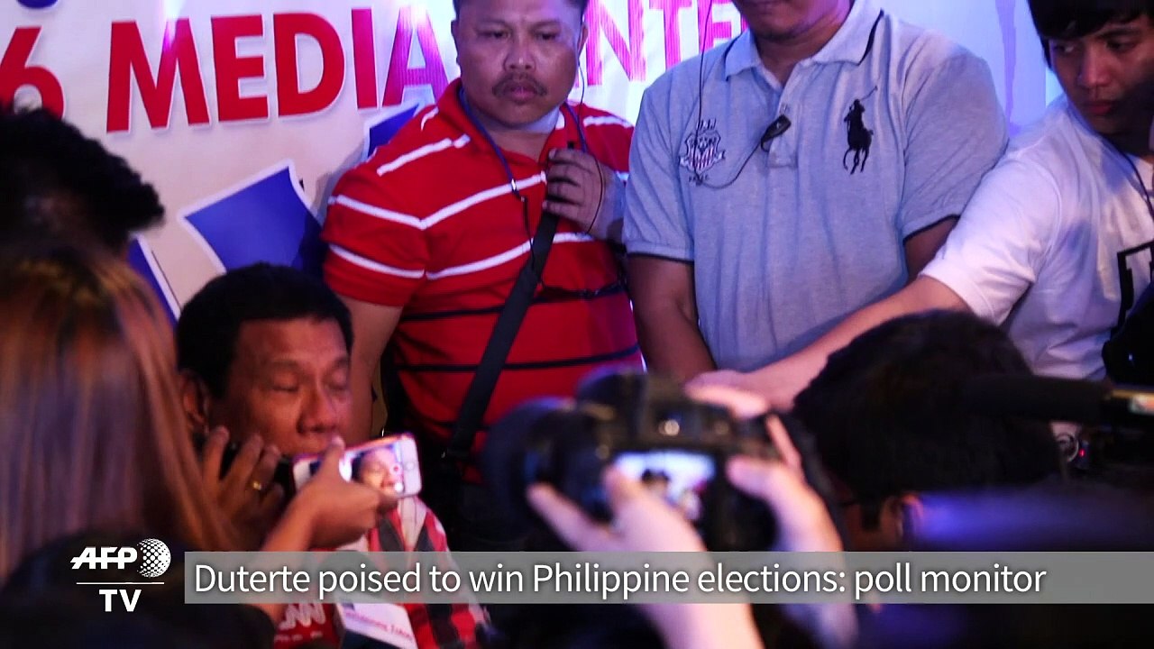 Duterte 'poised to win Philippine elections'