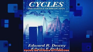 EBOOK ONLINE  Cycles the Science of Prediction  BOOK ONLINE