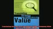 FREE DOWNLOAD  Translating Strategy into Shareholder Value A CompanyWide Approach to Value Creation  DOWNLOAD ONLINE