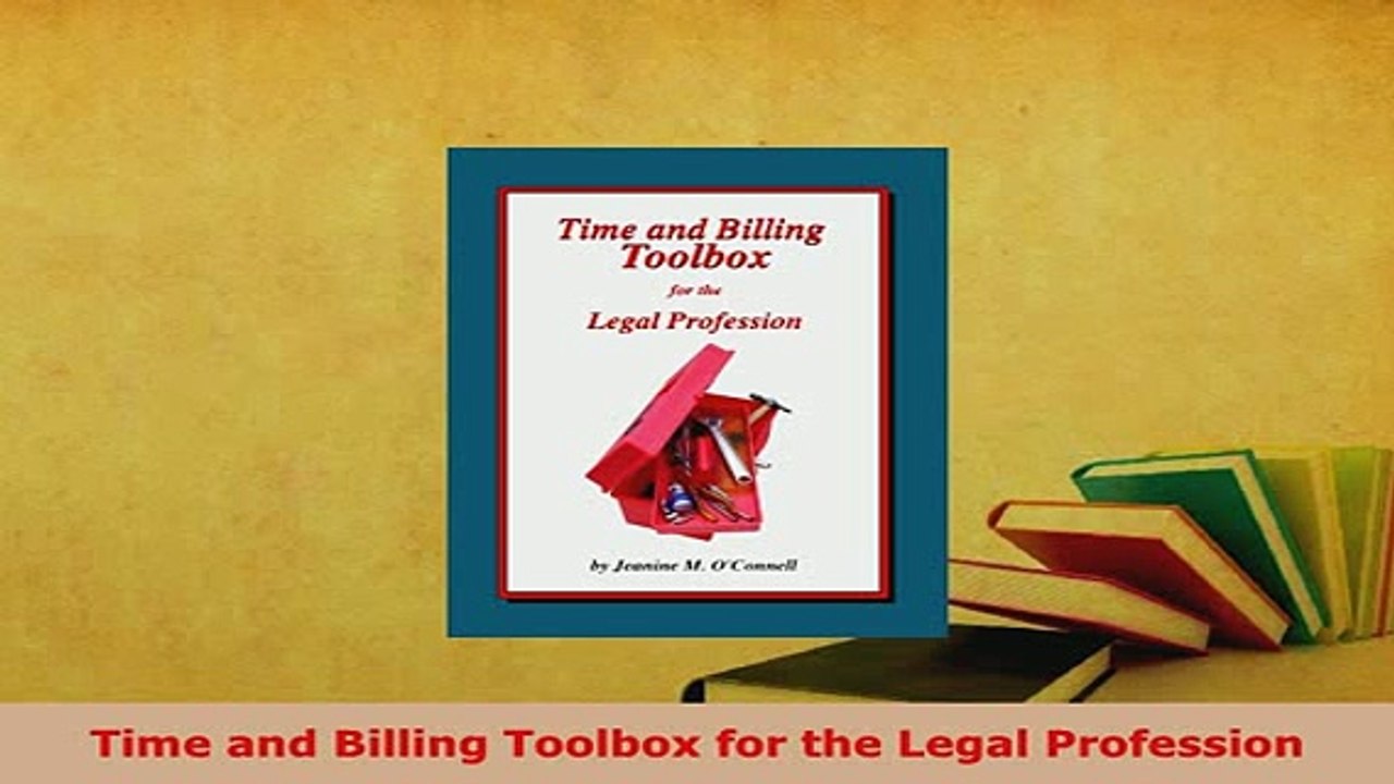 PDF  Time and Billing Toolbox for the Legal Profession  EBook