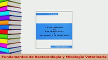 PDF  Fundamentos de Bacteorologia y Micologia Veterinaria Download Online