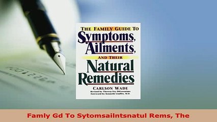 PDF  Famly Gd To Sytomsailntsnatul Rems The  EBook