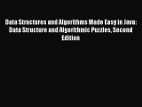 [Read Book] Data Structures and Algorithms Made Easy in Java: Data Structure and Algorithmic