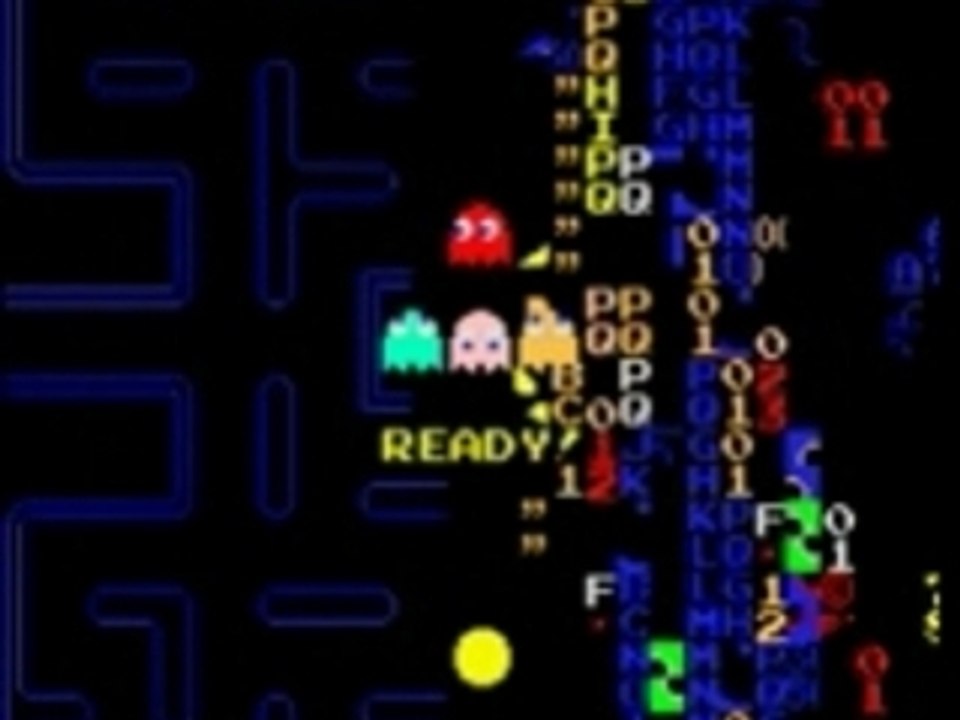Perfect Pac-Man Split-Screen Pattern Method