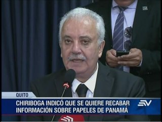 Fiscal Chiriboga se reunirá con procuradora de Panamá