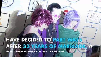 Sharon and Ozzy Osbourne split up after 33 years of marriage
