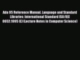 [Read Book] Ada 95 Reference Manual. Language and Standard Libraries: International Standard