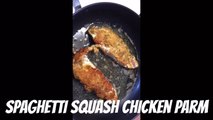 Spaghetti squash chicken parm