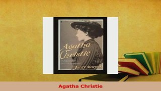 Download  Agatha Christie PDF Online