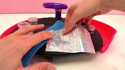Décorer un bandeau avec des flocons de paillettes avec Glitza Studio – Idée de bricolage