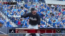 MLB The Show 16 - Atlanta Braves Franchise episode 8 VS Kansas City Royals