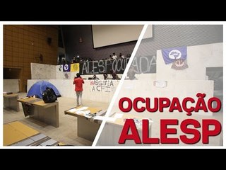 Para aprovar CPI da merenda, estudantes ocupam ALESP