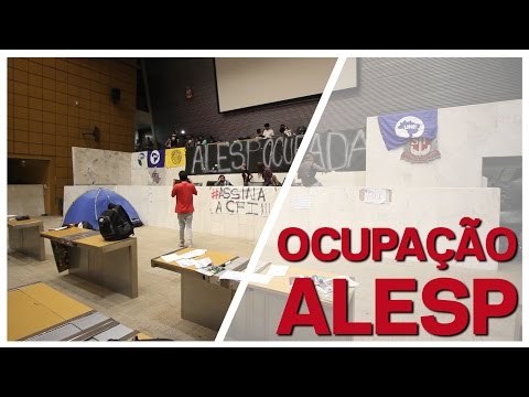 Para aprovar CPI da merenda, estudantes ocupam ALESP