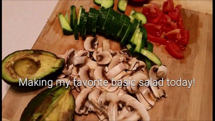 Use Avocado for dressing! My Favorite Basic Go-To Salad