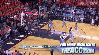 North Carolina vs. Virginia Womens Basketball Highlights (2015-16)