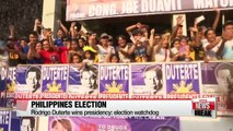 Rodrigo Duterte claims victory in the Philippine presidential election