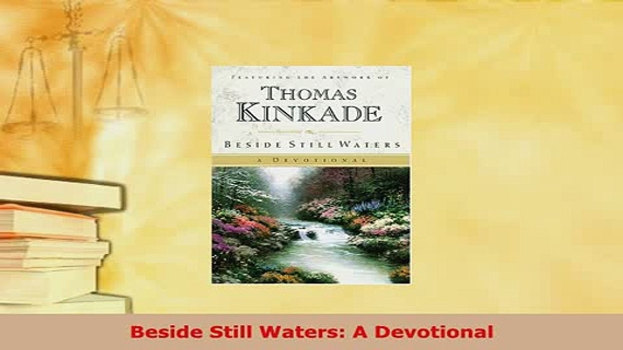 PDF  Beside Still Waters A Devotional Free Books