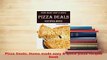 PDF  Pizza Deals Home made easy  quick pizza recipes book PDF Online