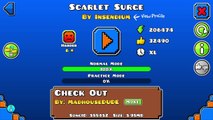 Geometry Dash BEST SYNC LEVEL! Scarlet Surge by Insendium