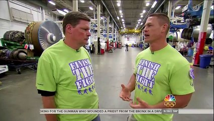 John Cena - WWE Universe participates in the annual Delta Jet Drag to raise money and awareness for the American Cancer