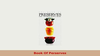 PDF  Book Of Perserves Read Full Ebook