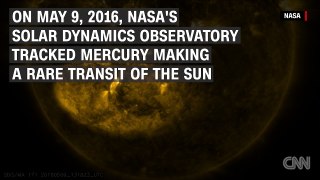 Mercury makes rare pass in front of the sun