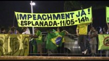 Simpatizantes y detractores de Rousseff reaccionan al nuevo capitulo de la crisis