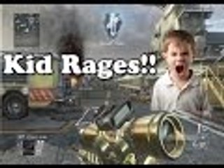 Funny Raging Kid - Black Ops 2 Gameplay
