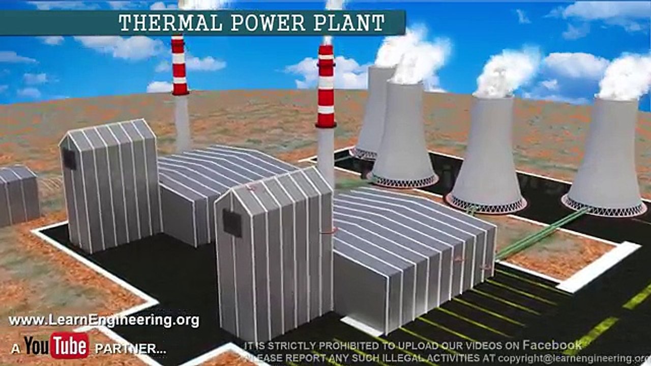 How does a Thermal power plant work