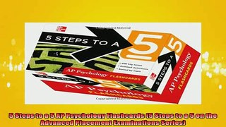 READ book  5 Steps to a 5 AP Psychology Flashcards 5 Steps to a 5 on the Advanced Placement Full EBook