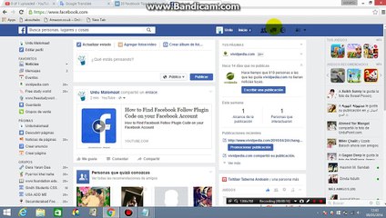 Cómo buscar en Facebook Siga Código Plugin en su cuenta de Facebook