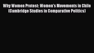 [Read book] Why Women Protest: Women's Movements in Chile (Cambridge Studies in Comparative