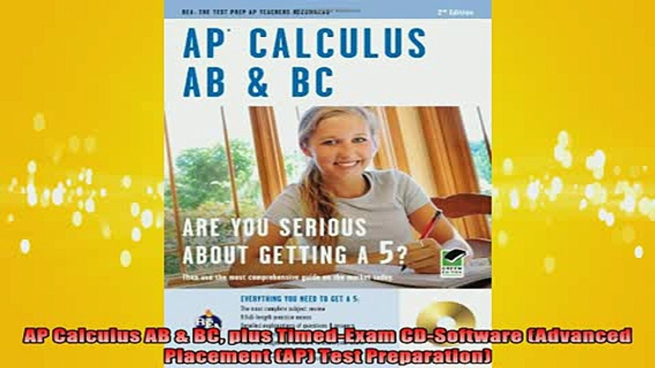 READ book  AP Calculus AB  BC plus TimedExam CDSoftware Advanced Placement AP Test Preparation Full EBook