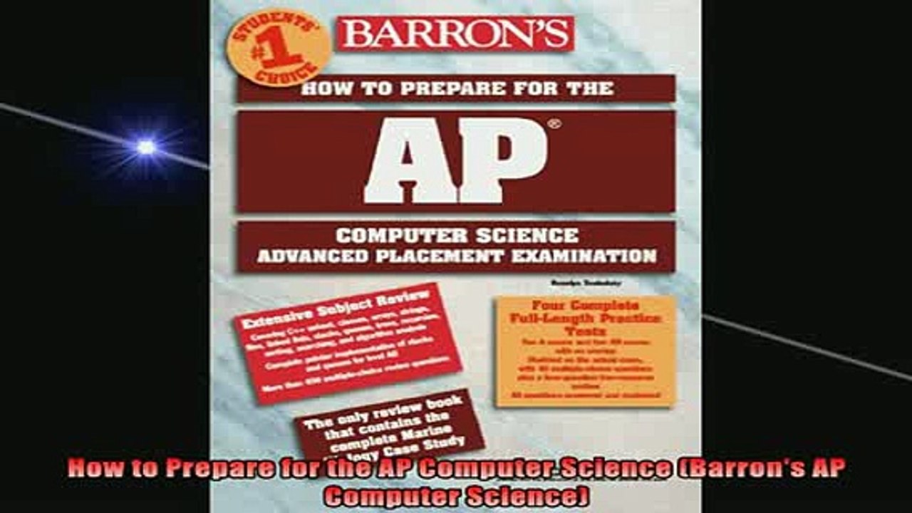 READ book  How to Prepare for the AP Computer Science Barrons AP Computer Science Full EBook