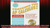 Free Full PDF Downlaod  Princeton Review Cracking the AP Calculus AB  BC 19992000 Edition Cracking the Ap Full Free