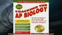 READ book  Cracking the AP Biology 199899 Edition Annual Free Online