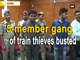 5-member gang of train thieves busted