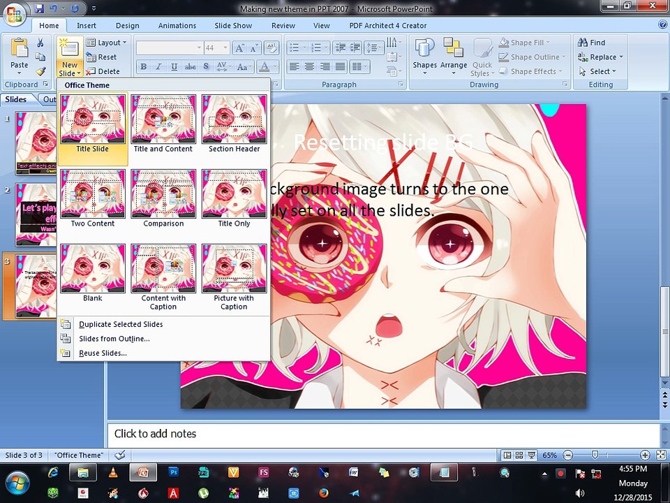 PalyingWithColors in PPT2007