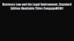 [Read book] Business Law and the Legal Environment Standard Edition (Available Titles CengageNOW)