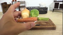 Mini Food Cabbage consomme soup 食べれるミニチュア キャベツのコンソメスープ