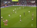 هدف الشوط الاول ( وست هام يونايتد 1-0 مانشستر يونايتد ) الدوري الانجليزي