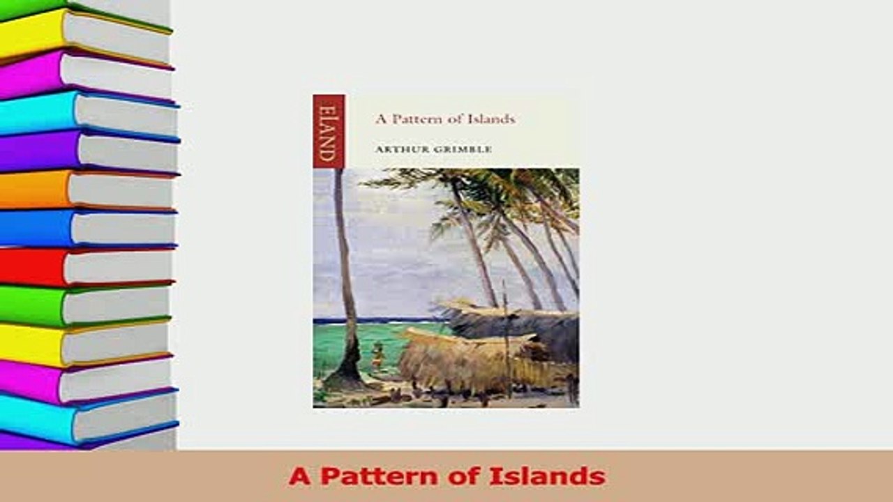 PDF  A Pattern of Islands Read Online