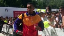 ATP - Rome 2016 - Nick Kyrgios à l'entrainement avec le maillot de Francesco Totti