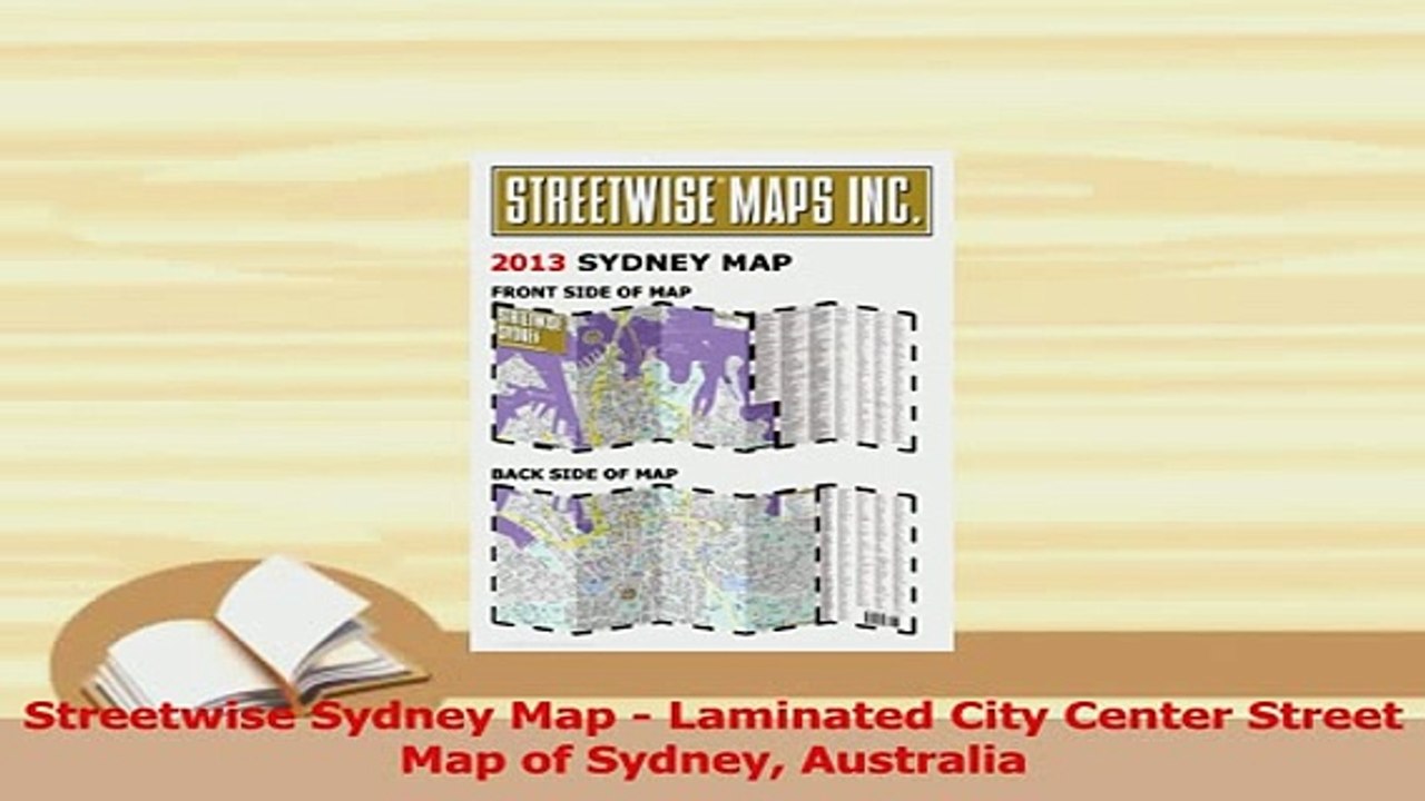 PDF  Streetwise Sydney Map  Laminated City Center Street Map of Sydney Australia Read Full Ebook