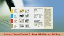 Download  Lonely Planet Pocket Sydney 4th Ed 4th Edition PDF Online