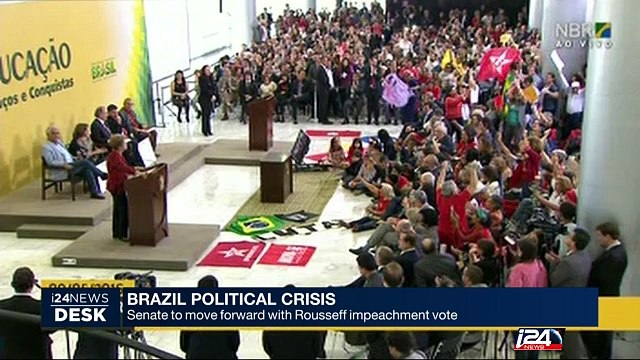 Brazilian senate to move forward with Rousseff impeachment vote