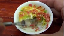 MiniFood Japanese style okonomiyaki 食べれるミニチュアお好み焼き